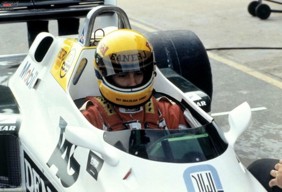 19. Juli 1983: Ayrton Senna, Gesamtführender der Britischen Formel-3-Meisterschaft (die er nach Kampf mit Martin Brundle auch gewinnen sollte), absolviert seinen ersten Formel-1-Test - in Donington auf Williams.