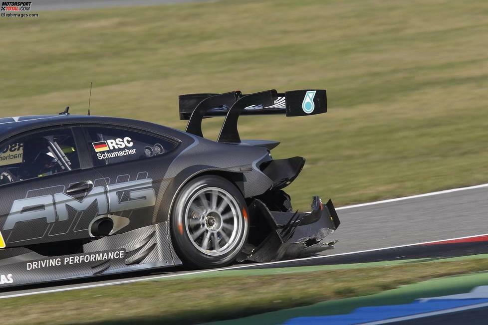 Mercedes mit Ladefläche: Ralf Schumacher hätte nach dem Rennen in Hockenheim problemlos noch einen Einkauf im Baumarkt erledigen können.