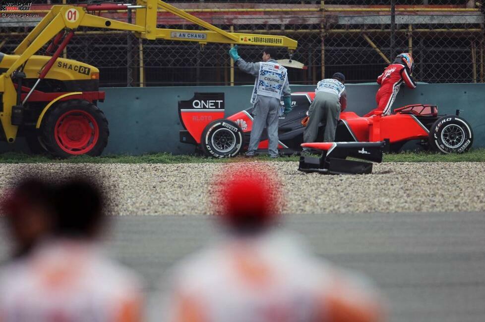 Timo Glock (Marussia-Cosworth), erstes Freies Training zum Grand Prix von China in Schanghai.