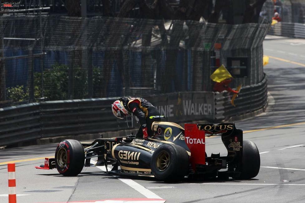 Romain Grosjean (Lotus-Renault), Grand Prix von Monaco in Monte Carlo.
