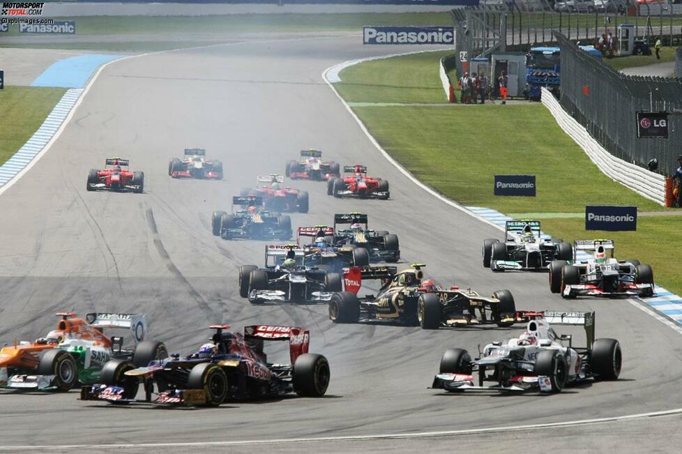 Romain Grosjean (Lotus-Renault), Grand Prix von Deutschland in Hockenheim.