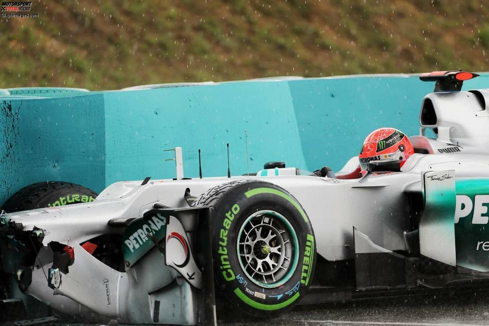 Michael Schumacher (Mercedes), zweites Freies Training zum Grand Prix von Ungarn in Budapest.