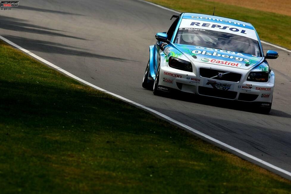 Volvo kehrte nur ein Jahr später in die WTCC zurück. Schauplatz für den erneuten Gaststart der Marke aus Skandinavien war 2008 Brands Hatch (Großbritannien). Robert Dahlgren, jetzt mit dem Volvo C30 am Start, zeigte in den Freien Trainings mit zwei siebten Plätzen erneut eine klasse Leistung. Im Qualifying sicherte sich der Schwede den zehnten Platz, schied im ersten Rennen aber vorzeitig aus. Zum zweiten Lauf trat der Volvo-Pilot daraufhin gar nicht mehr an.