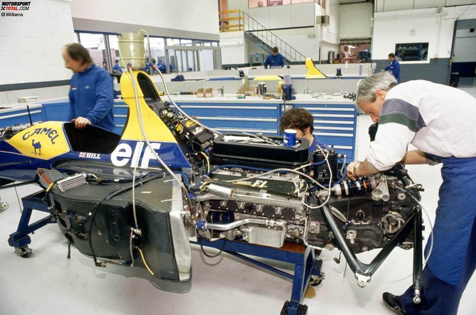 1993, am Höhepunkt: Williams ist in der Formel 1 das Maß aller Dinge und besitzt in Grove die neben McLaren modernste Motorsport-Fabrik überhaupt.