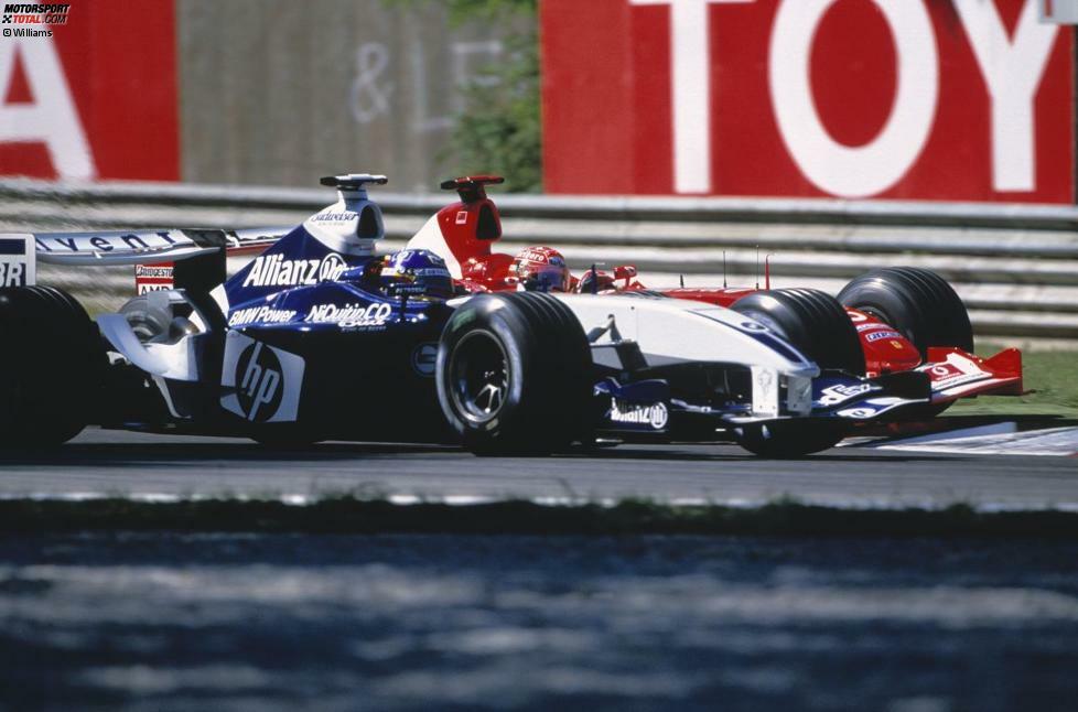 Juan Pablo Montoya begeistert mit seinem aggressiven Fahrstil zwar nicht seinen Lieblingsgegner Michael Schumacher, aber Millionen von Fans auf der ganzen Welt. 2003 wird der Kolumbianer beinahe Weltmeister.