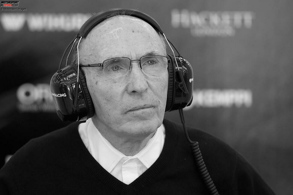 Am 28. November 2021 stirbt Frank Williams nach einem kurzen Krankenhausaufenthalt. Der Gründer des Williams-Teams, das es auf sieben Faher- und neun Konstrukteurstitel gebracht hat, wurde 79 Jahre alt.