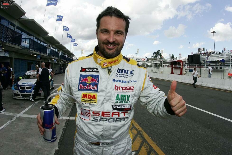 Yvan Muller (Frankreich) erwischte 2008 den besten Start in die neue Saison. Der SEAT-Pilot setzte sich im brasilianischen Curitiba durch und legte damit den Grundstein für noch größere Triumphe: Beim Saisonfinale in Macao fuhr Muller zum Titelgewinn in der WTCC.