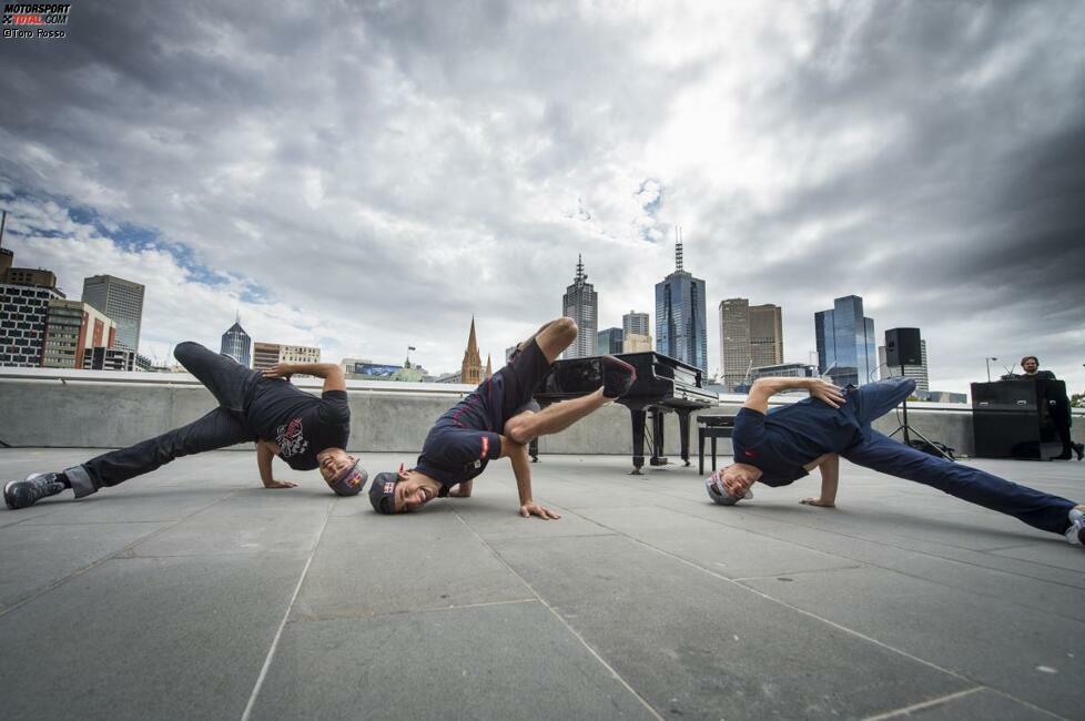 ... Breakdancen lernen...