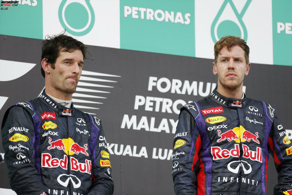 Das konnte die Stimmung bei Mark Webber nicht heben: 