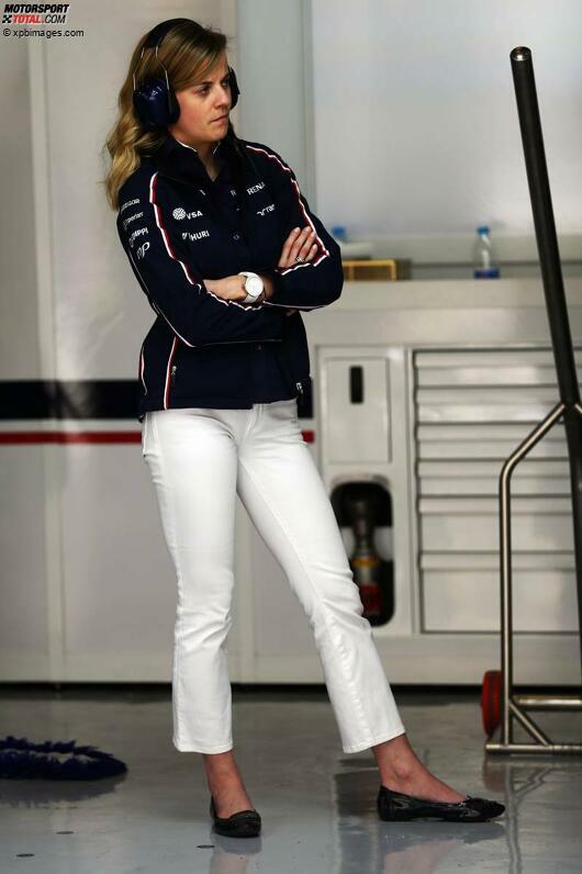 Girl-Power bei Williams: Susie Wolff, die Ehefrau von Mercedes-Sportchef Toto Wolff, ist schon eine ganze Weile Testfahrerin, ...