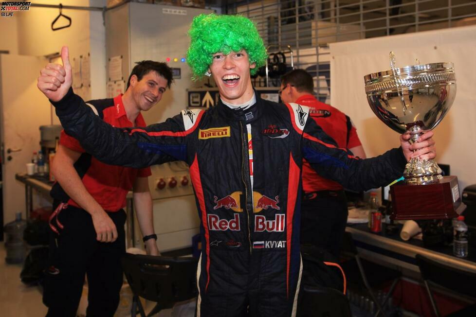 Im Go-Kart haben auch diese jungen Männer einst begonnen: Daniil Kwjat (19), GP3-Champion und seines Zeichens angehender Toro-Rosso-Pilot in der Formel 1, ...