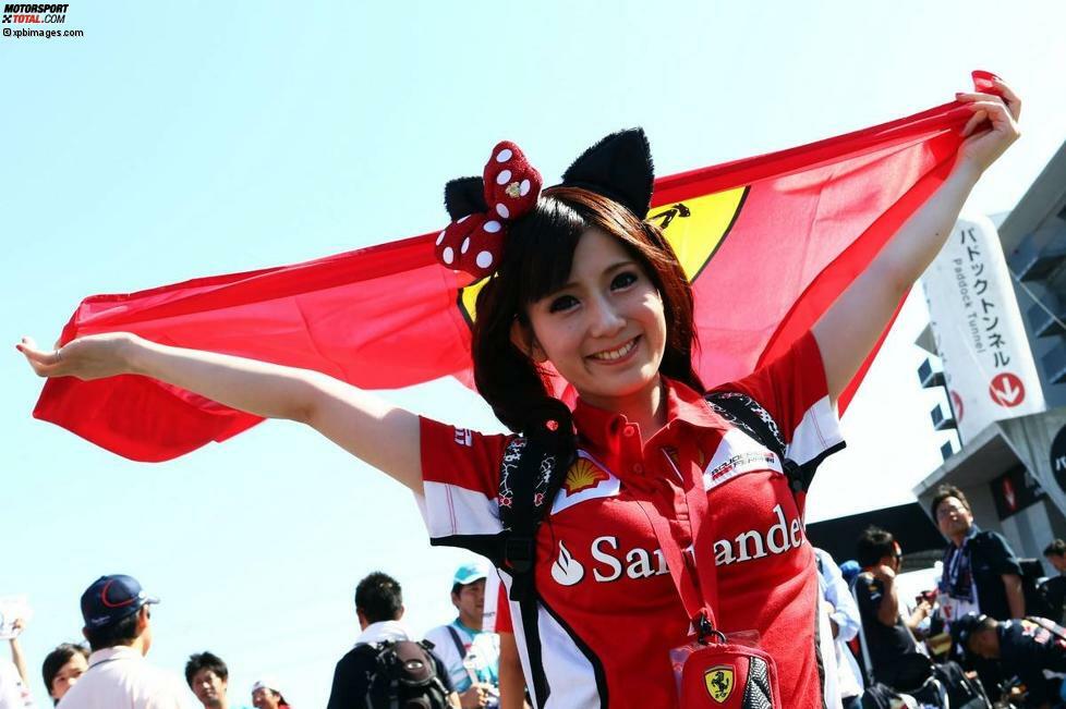 In Japan darf sich Ferrari über zahlreiche großartige Fanideen freuen - über Platz vier am Ende aber wohl weniger.
