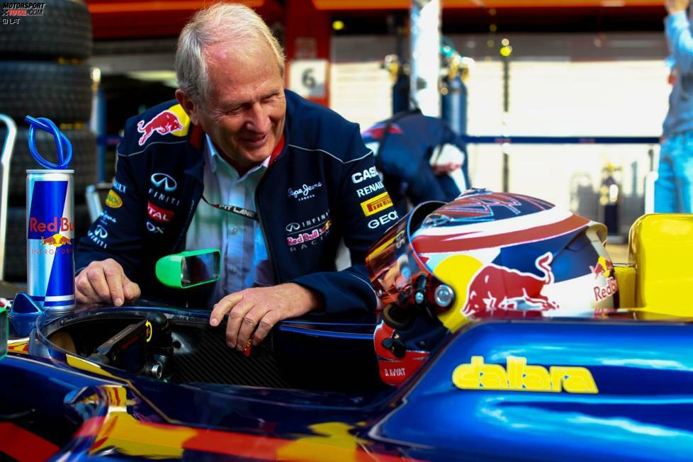 Red-Bull-Motorsportberater Helmut Marko hatte das Nachwuchstalent schon eine ganze Weile im Blick.