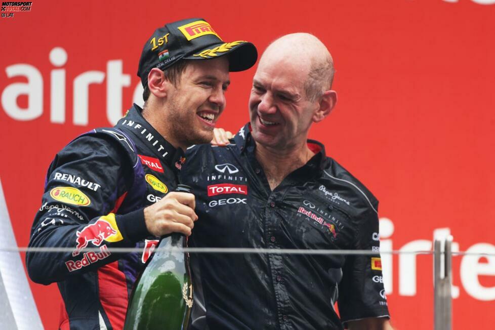 Denn auch wenn ein neues Reglement in der Formel 1 Einzug hält, hat man die wichtigsten Personalien immer noch an Bord. Neben Vettel ist dies vor allem Technikchef Adrian Newey, der besonders sein Können zeigen kann, wenn er von null anfangen darf. Die Konkurrenz ist gewarnt.