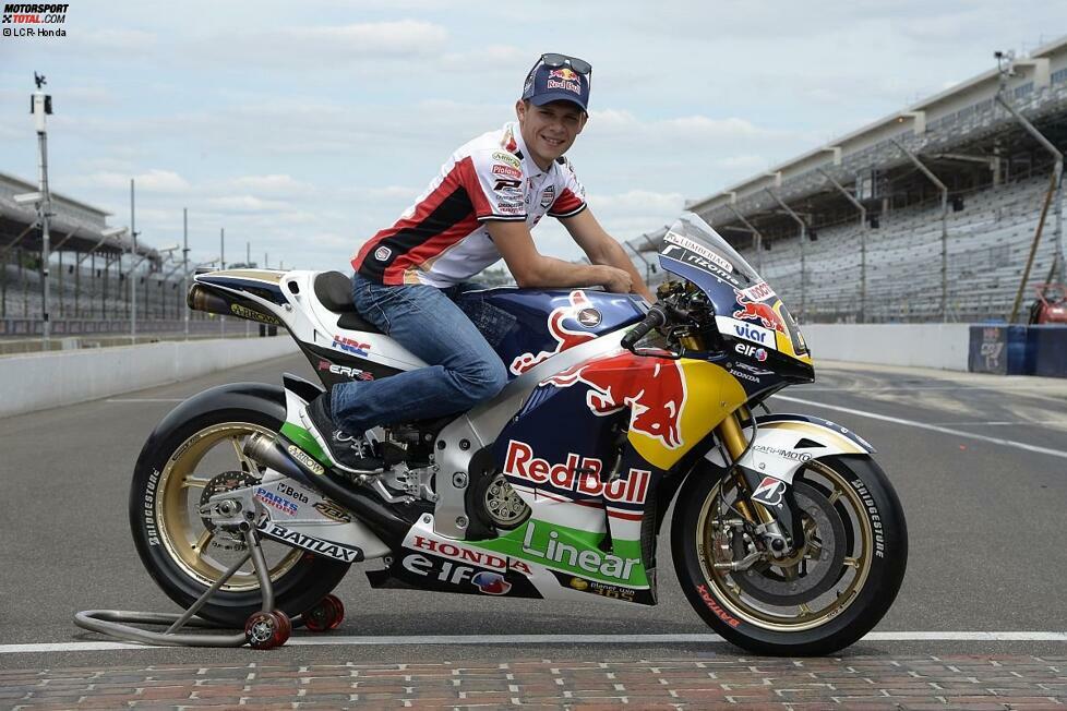 Nach der Sommerpause wollte Bradl weiter angreifen. Da Jorge Lorenzo und Dani Pedrosa aber wieder zu alter Form fanden, waren weitere Podestplätze nicht mehr so einfach zu realisieren. In Indy kam Bradl nicht über Platz sieben hinaus.