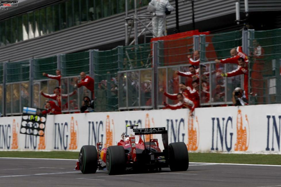 Der Triumph des Finnen war auch sein erster nach zwei Jahren Formel-1-Auszeit und der insgesamt 19. seiner Karriere - 1163 Tage nach seinem Erfolg in Spa-Francorchamps 2009.
