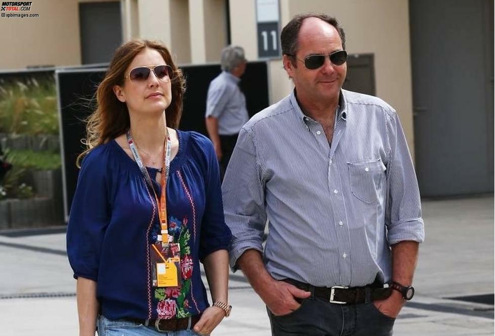 Auch Gerhard Berger hat seine Lebensgefährtin immer mit dabei. Am vorherigen Wochenende zeigte sich der Österreicher gemeinsam mit Freundin Helene bei der Langstrecken-WM in Silverstone, nun waren die beiden auch in Bahrain.