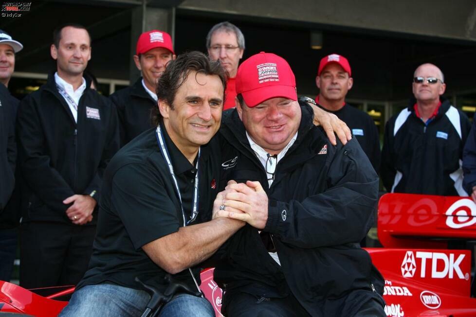 Ein Ehrengast in Indianapolis ist Alex Zanardi, der von seinem alten IndyCar-Boss Chip Ganassi eingeladen wurde. Gibt es irgendwann noch einmal ein Comeback? Wenigstens als Showrun?