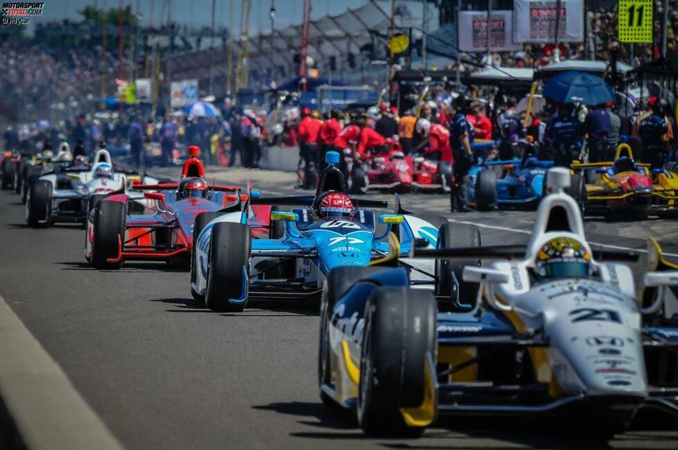 Das Indy 500 im Mai - wie immer der eindeutige Saisonhöhepunkt der IndyCars. 