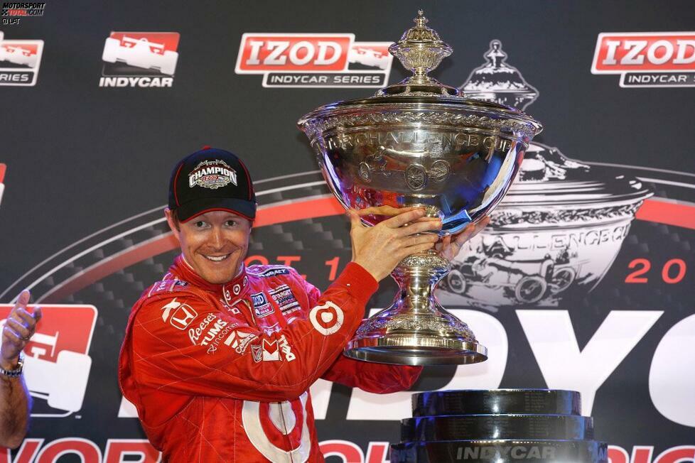 ... aber der IndyCar-Titel 2013 ist Scott Dixon nicht mehr zu nehmen! Gratulation nach Neuseeland und Chip Ganassi hat Roger Penske wieder einmal bezwungen.