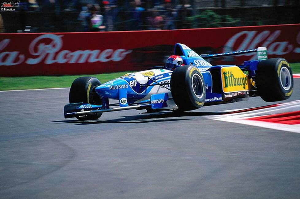 In Schumachers Schatten feierte 1995 auch ein gewisser Johnny Herbert zwei Siege auf Benetton: Silverstone und Monza.