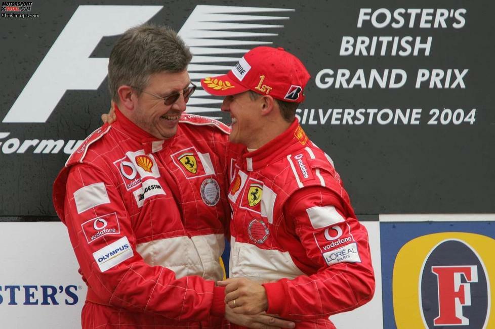 Das neue Dreamteam Schumacher/Todt/Brawn/Byrne läutete in der Formel 1 eine bis heute einmalige Erfolgsära mit 69 Grand-Prix-Triumphen und fünf WM-Titeln (2000 bis 2004) ein.