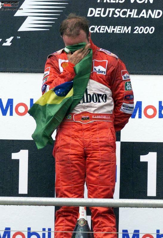 Rubens Barrichello, zumeist braver Wasserträger (offiziell 