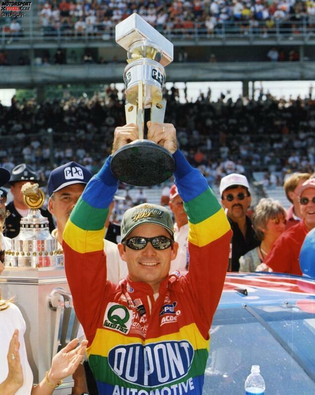 1. August 1998: Jeff Gordon (Hendrick-Chevrolet) macht sich zum ersten 