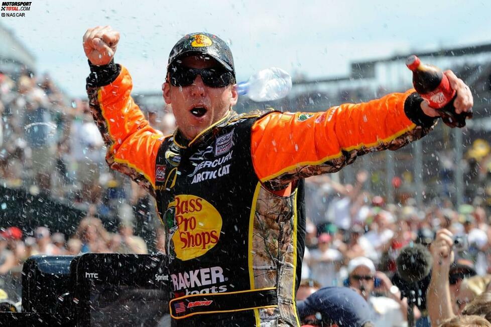 25. Juli 2010: Triumph für Jamie McMurray (Earnhardt/Ganassi-Chevrolet), der fünf Monate zuvor bereits das Daytona 500 für sich entschied. 