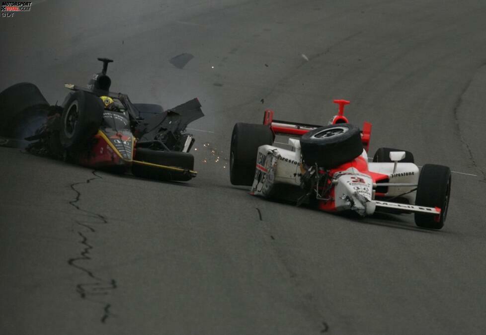 ... mit Vitor Meira (Panther) auf dem Michigan Speedway lassen den 