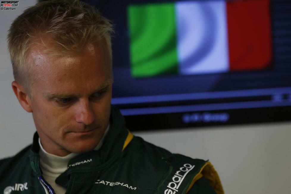 Um diesen Rückstand aufzuholen, greift Caterham auf die Hilfe eines alten Bekannten zurück. Heikki Kovalainen, der nach drei Jahren vom Team Ende 2012 vor die Tür gesetzt wurde, kehrt vor dem Rennen in Bahrain als Ersatzfahrer zurück und sitzt 2013 insgesamt sechsmal in ersten Freien Training am Steuer des CT03.