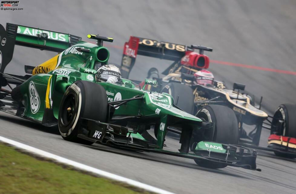 Doch am Renntag bleibt die Strecke weitgehend trocken und damit die Überraschung durch Caterham aus. Nach einem Ausfall von Pic und Platz 18 von van der Garde steht das Team aus Leafield als Schlusslicht der Formel-1-Saison 2013 fest.