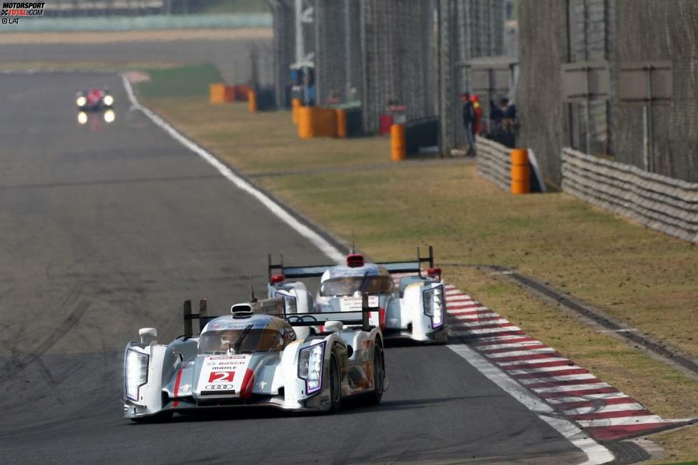 Beim Sechs-Stunden-Rennen in Schanghai machten Kristensen/McNish/Duval den Sack endgültig zu. Das Trio fuhr im Audi mit der Startnummer 2 auf Platz drei und sicherte sich somit einen Rennen vor Saisonende den Fahrertitel in der Langstrecken-Weltmeisterschaft.