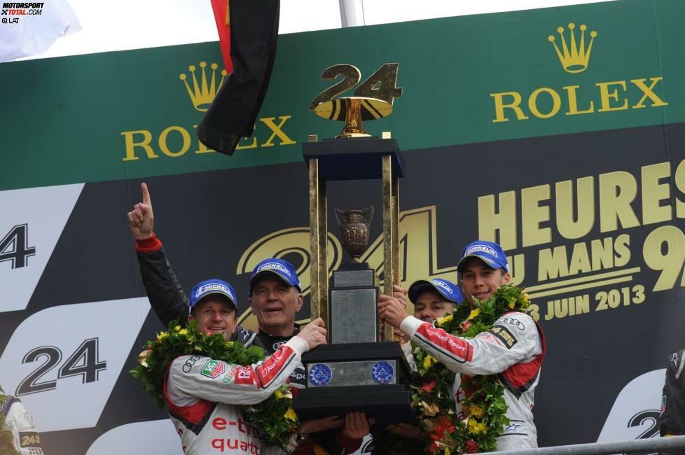 Für den Sieg an der Sarthe gab es nicht nur den schweren Pokal und exklusive Rolex-Uhren, sondern auch doppelte Punkte für die WEC-Wertung.