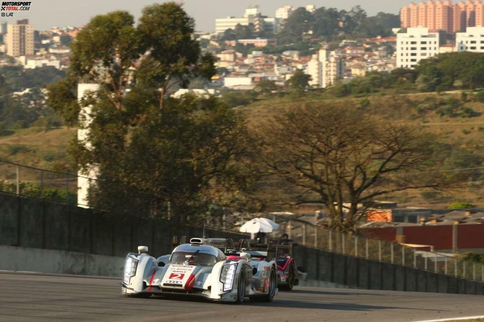 Beim anschließenden WEC-Rennen in Sao Paulo hatte das Trio Kristensen/McNish/Duval einige Probleme und Zwischenfälle. Dennoch schaffte man den Sprung auf Platz zwei und sicherte somit die WM-Führung ab.