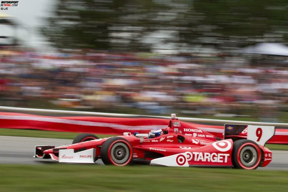 Dixon bringt im August 2012 seinen insgesamt vierten Mid-Ohio-Sieg unter Dach und Fach, doch in den Titelkampf zwischen Ryan Hunter-Reay (Andretti) und Will Power (Penske) kann er nicht eingreifen: Zum dritten Mal in Folge Gesamtrang drei für den Neuseeländer.