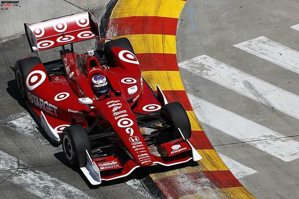 Doch beim Double-Header in Houston schlägt Dixon mit einem Sieg am Samstag und Platz zwei hinter Will Power am Sonntag eindrucksvoll zurück. Während Ganassi-Teamkollege Dario Franchitti schwer crasht und seine Karriere beenden muss, kommt Dixon als Tabellenführer zum Saisonfinale nach Fontana. Dort sichert er sich ...