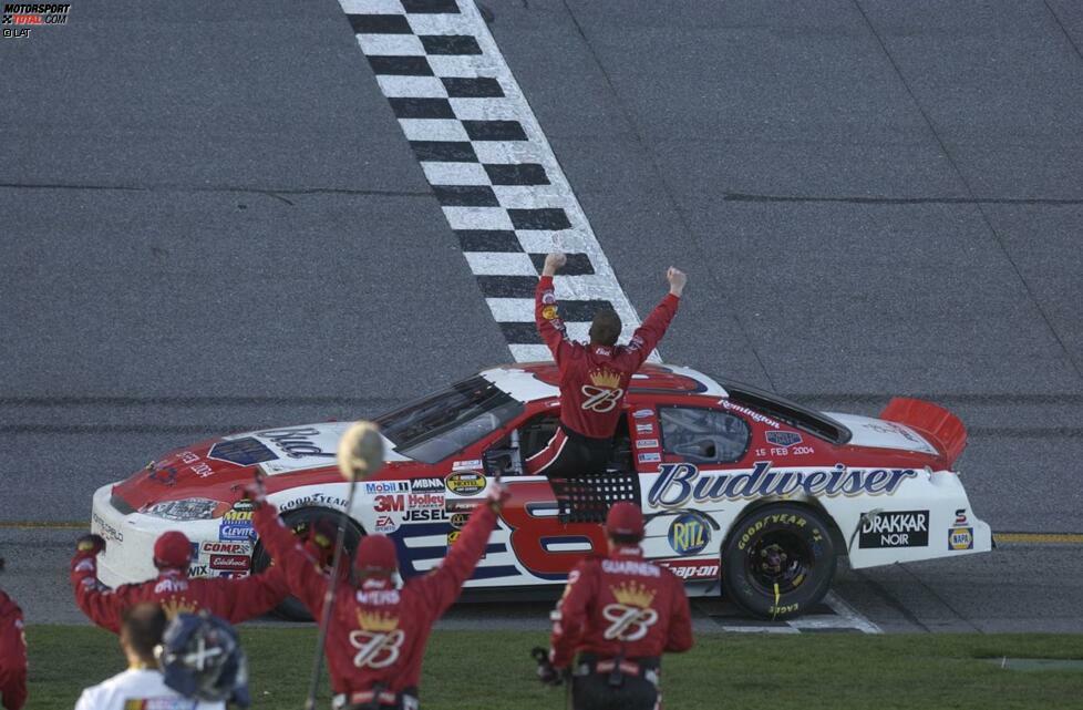 Sein größter Einzeltriumph: Der Sieg beim Daytona 500 im Februar 2004 ...