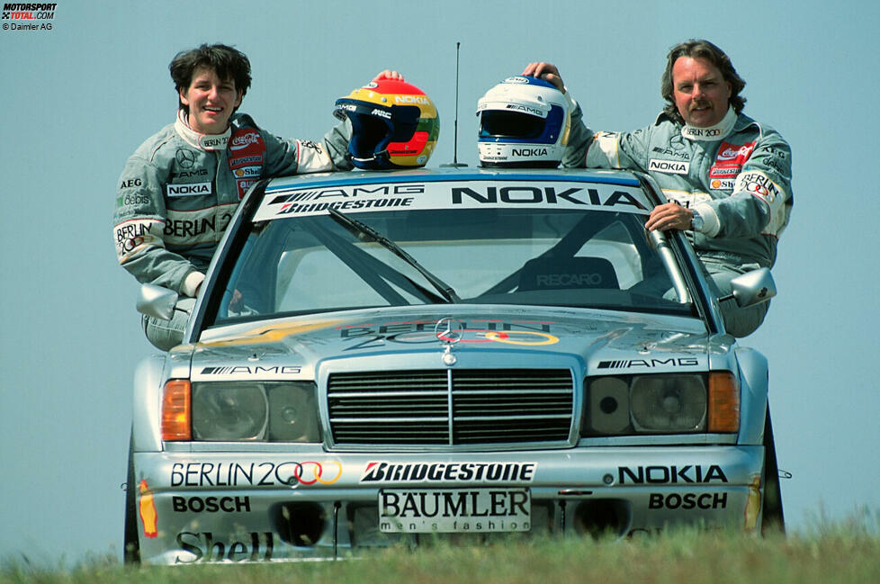 Keke Rosberg: In der Formel 1 holt Nico Rosbergs Vater 1982 mit Williams den Titel mit nur einem Saisonsieg. Insgesamt jubelt er von 1978 bis 1986 fünfmal in der Königsklasse. Von 1992 bis 1995 ist der Kettenraucher in der DTM aktiv. Schon in der Debütsaison für Mercedes gewinnt Rosberg in Wunstorf, ehe er zu Opel wechselt und im Calibra noch einmal auf dem Podest steht.