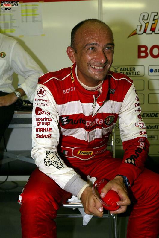 Gabriele Tarquini: In der Formel 1 ist der Italiener bei 38 Rennen für sechs verschiedene Teams am Start - allerdings stets mit unterlegenem Material. 1995 gibt er im Alfa Romeo einige DTM-Gastspiele, ehe er 1996 in der ITC in Silverstone sogar ein Rennen gewinnt. Richtig erfolgreich wird er aber erst in der Tourenwagen-Weltmeisterschaft (WTCC), in der er 2009 Meister wird.