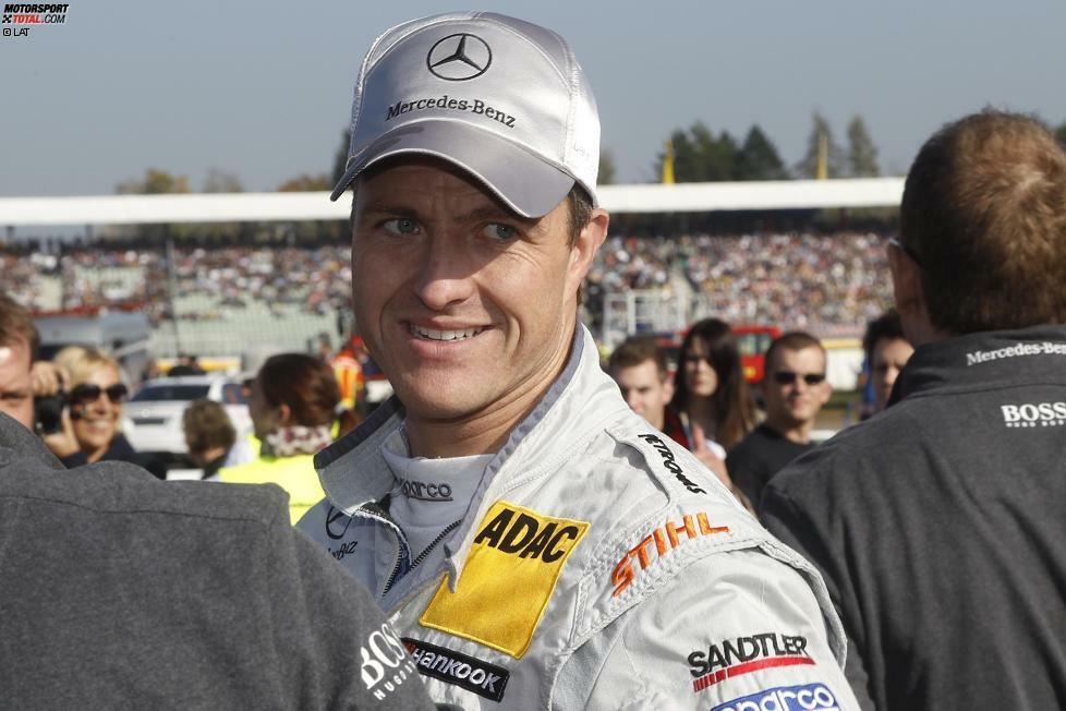 Ralf Schumacher: Zum Ausklang seiner 180 Starts und sechs Siege umfassenden Formel-1-Karriere wechselt der Bruder von Michael Schumacher 2008 zu Mercedes in die DTM. Zwei Podiumsplätze stehen in der Vita, 2011 gelang ihm bei HWA seine mit Abstand beste Saison, als er schon beim Auftakt Dritter wurde und mit Platz zwei in Spielberg sein DTM-Highlight setzt. 2012 tritt er zurück.