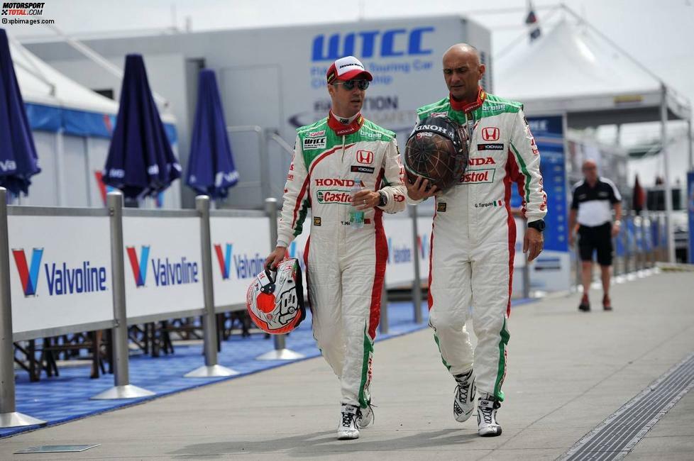 Tiago Monteiro (Honda) und Gabriele Tarquini (Honda): Am 22. Oktober 2013 verkündete Honda, für das zweite Jahr in der WTCC Kontinuität walten zu lassen. Das bedeutet: Monteiro und Tarquini bleiben im Team und fahren auch 2014 die beiden Honda-Werksautos.
