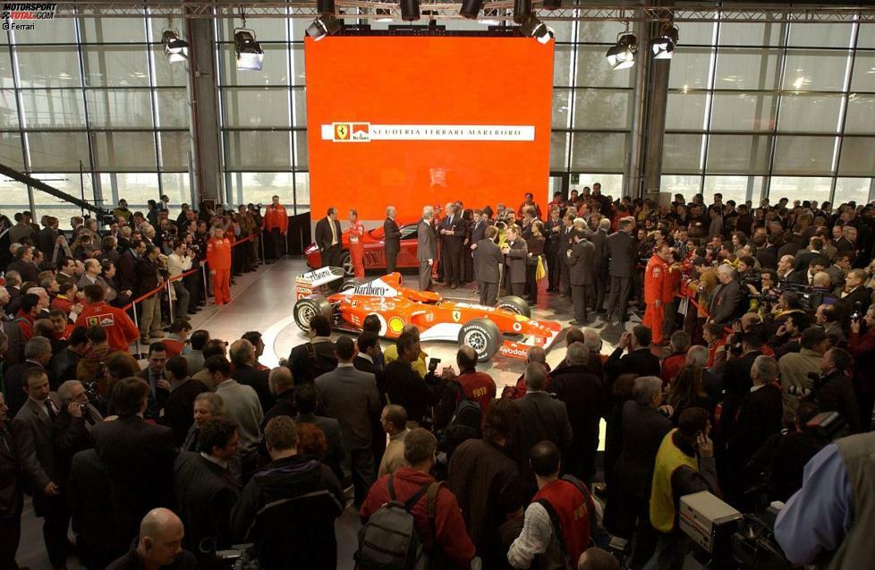 2003: Ferrari F2003-GA. Fahrer- und Konstrukteurs-Weltmeister. Sieben Siege. - Erst beim Grand Prix von Spanien debütiert der F2003-GA (