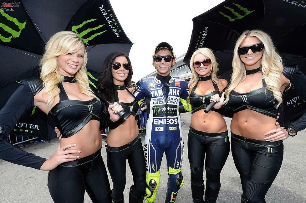 Valentino Rossi: Der Superstar der MotoGP macht auch bei den Frauen eine gute Figur.