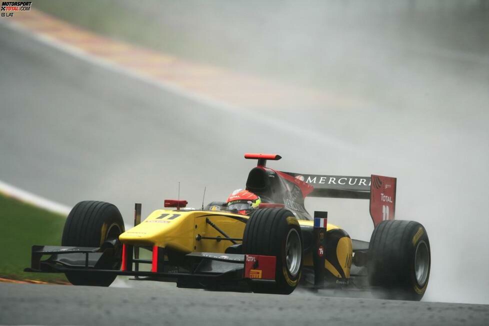 2011: Romain Grosjean (DAMS): Grosjean war schon 2009 ein Titelkandidat in der GP2, stieg dann aber zur Saisonmitte als Nachfolger des geschassten Nelson Piquet jun. ins Formel-1-Team von Renault auf, wo der Franzose aber kein Bein an den Boden bekommt. Nach einem Zwischenjahr mit GT-Rennen nimmt Grosjean 2011 einen neuen Anlauf in der GP2 und sichert sich den Titel. Anschließend kehrt er zu dem Formel-1-Team zurück, welches ihn zwei Jahre zuvor gefeuert hatte, mittlerweile aber auf den Namen Lotus hört.