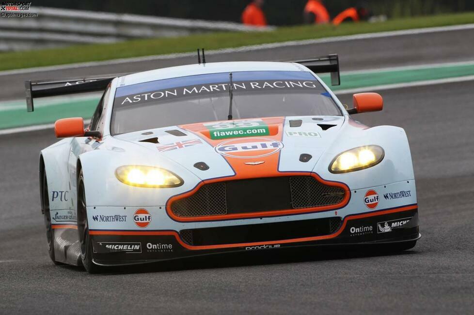 Startnummer 98

Team: Aston Martin Racing
Auto: Aston Martin Vantage V8
Fahrer: Bill Auberlen / Paul Dalla Lana / Pedro Lamy
Klasse: GTE-Pro