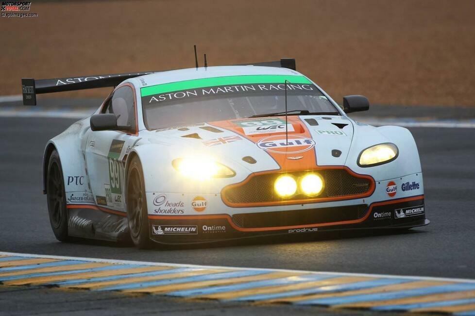 Startnummer 99

Team: Aston Martin Racing
Auto: Aston Martin Vantage V8
Fahrer: Robert bell / Frederic Makowiecki / Bruno Senna
Klasse: GTE-Pro