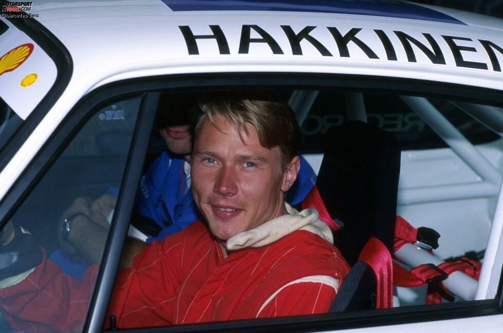 Arbeitslos in der Formel 1, Gaststarter im Porsche-Supercup: Häkkinen gewinnt 1993 im 911 Carrera in Monte Carlo und Budapest.