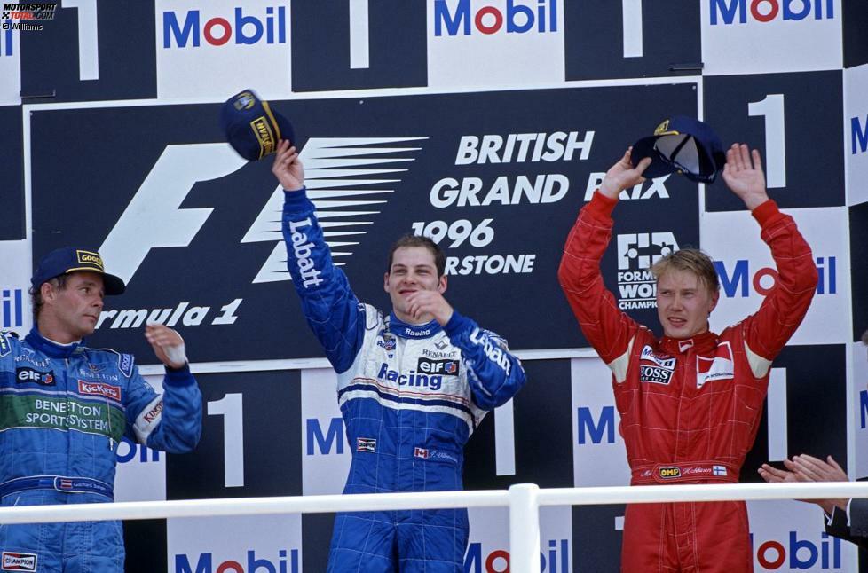 Aber Häkkinen wächst über sich hinaus und fährt in der zweiten Saisonhälfte 1996 noch viermal aufs Podium.