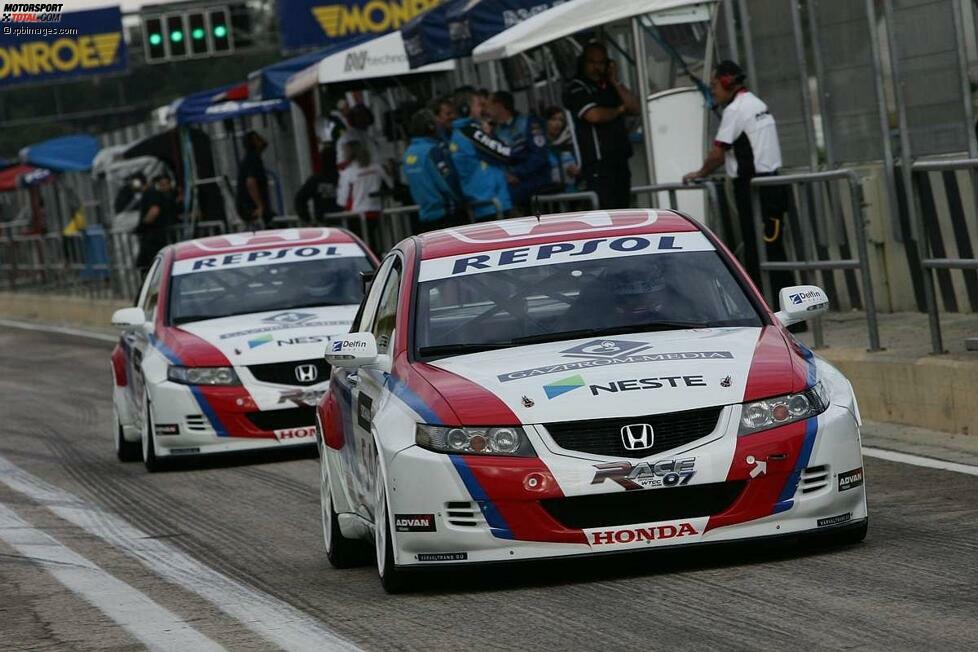 Ab 2008 sind wieder mehrere Honda-Fahrzeuge in der WTCC vertreten. Der italienische Rennstall N.Technology, früher mit Alfa Romeo am Start, zeichnet für den Einsatz der Honda Accord Euro R verantwortlich. In Pau dringt James Thompson erstmals wieder in die Top 10 vor. Er belegt Rang acht.